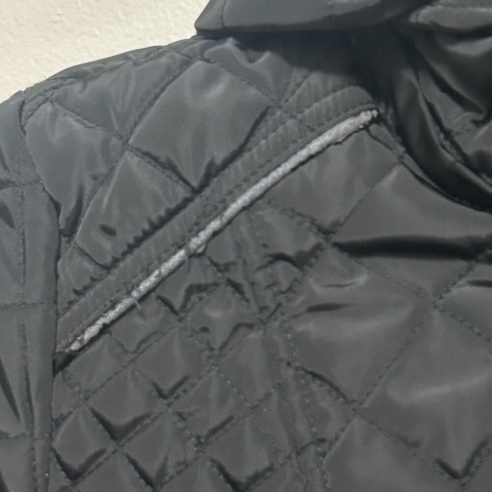 Sebby Collection Women's Jacket M Black Diamond Quilted Pattern - Picture 3 of 9